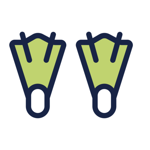 Flippers Free Transparent Png Icon Download (silver, navy, black)