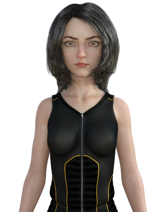 Alita Png Isolated Hd (black)