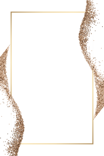 Glitter Frame Png Hd (black, gray)