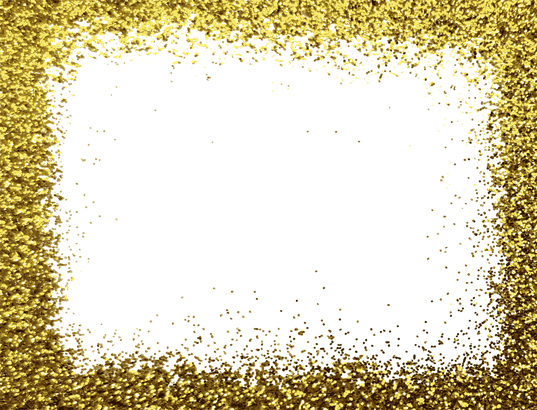 Glitter Frame Png Image (black, olive)