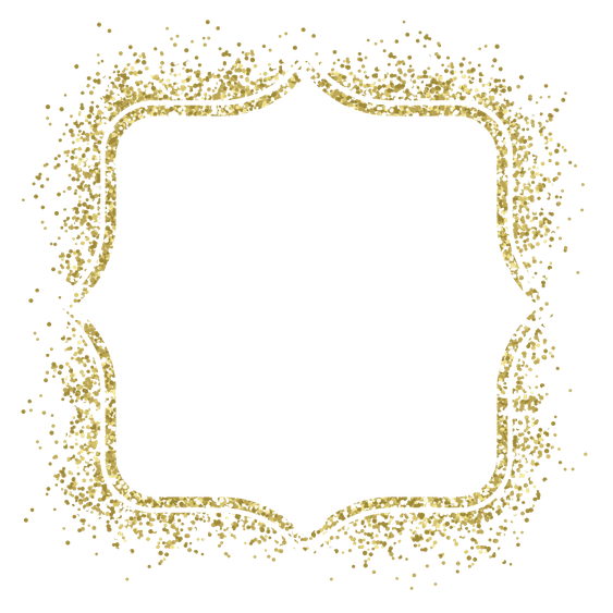 Glitter Frame Png Photos (black)