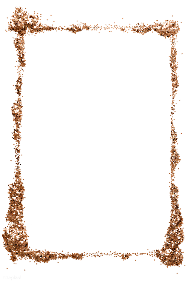 Glitter Frame Png Picture (black)