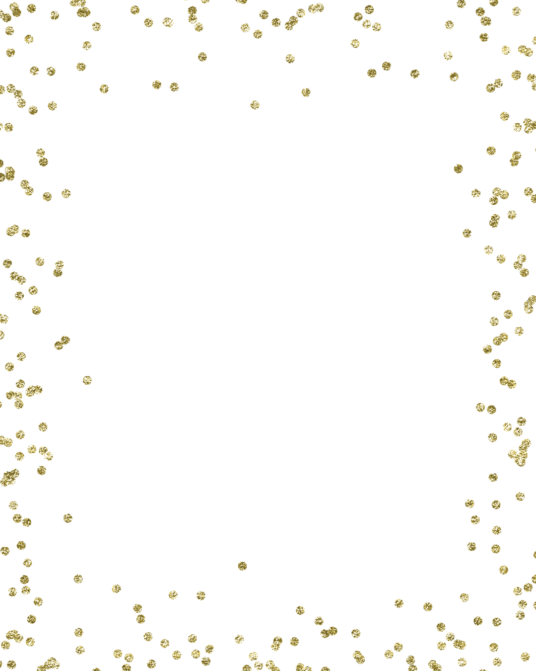 Glitter Frame Png Transparent (black)