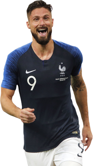 Olivier Giroud France Png (black)