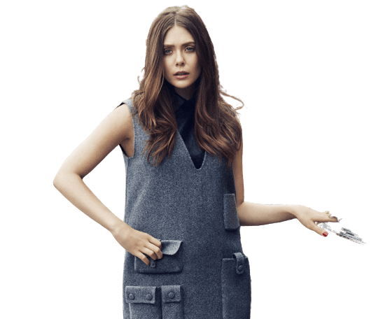 Elizabeth Olsen Png Photo (indigo, gray)