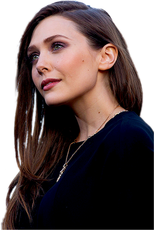 Elizabeth Olsen Png Transparent (black)