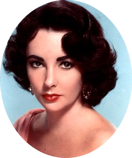 Elizabeth Taylor Png (black)