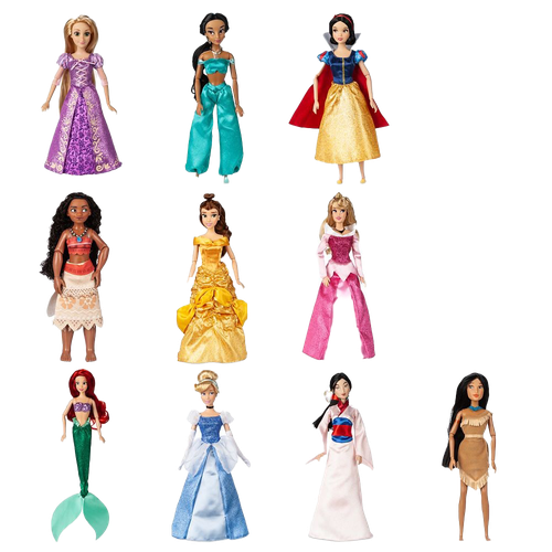 All Disney Princess Png Image (black)