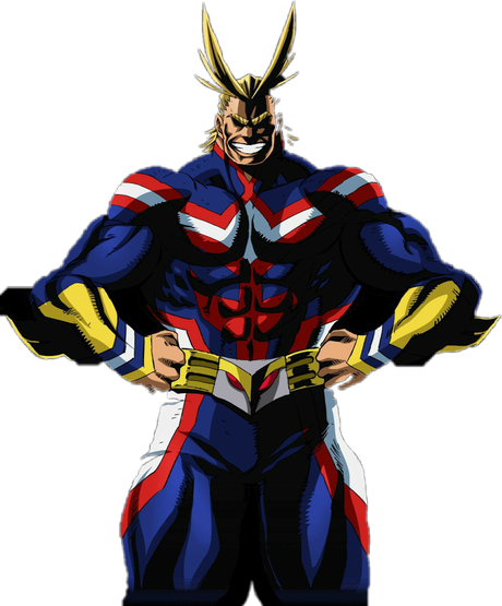 All Might Png Free Download (black, navy)