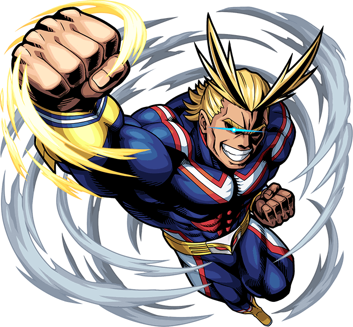 All Might Png (beige, lavender, black, silver)