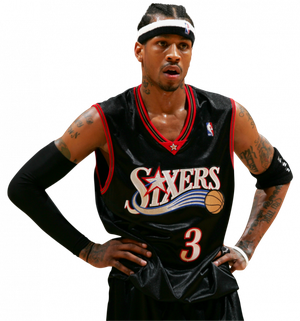 Allen Iverson Png Hd (black)