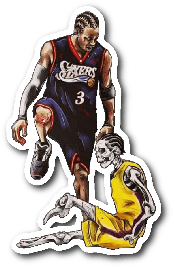 Allen Iverson Png Isolated Hd (white, lavender, black)