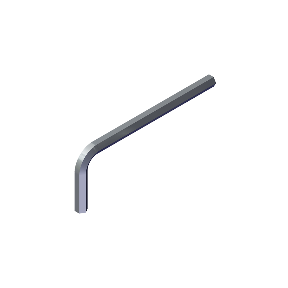 Allen Key Png Transparent Image (black, gray, silver)