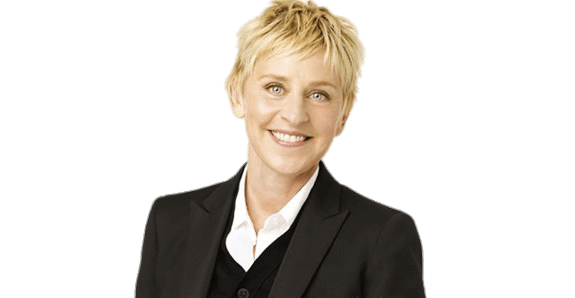 Ellen Lee Degeneres Png Hd (black, gray)