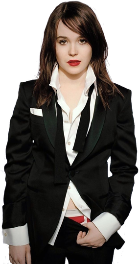 Ellen Page Png Hd (black)