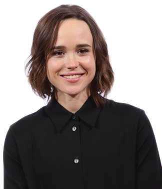 Ellen Page Png Image (black, white)