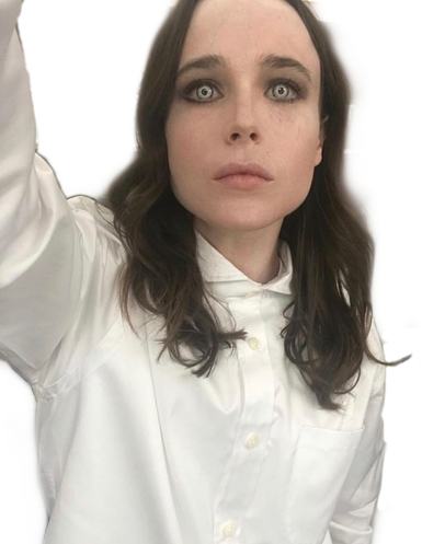 Ellen Page Png Photo (black, beige)