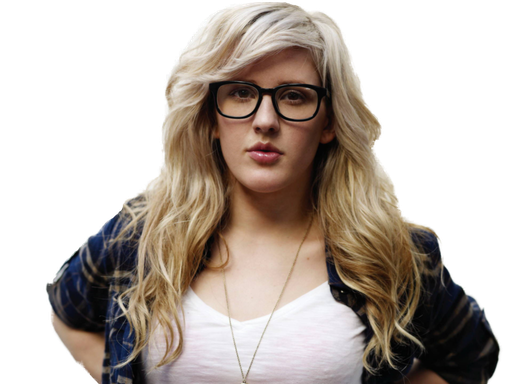 Ellie Goulding Transparent Png (lavender, black, white)