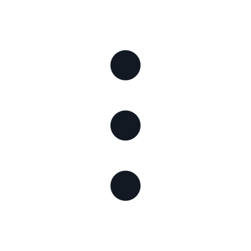 Ellipsis Vertical Free Png Icon (black)