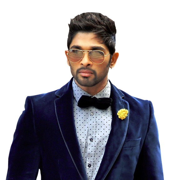 Allu Arjun Png Clipart (black)