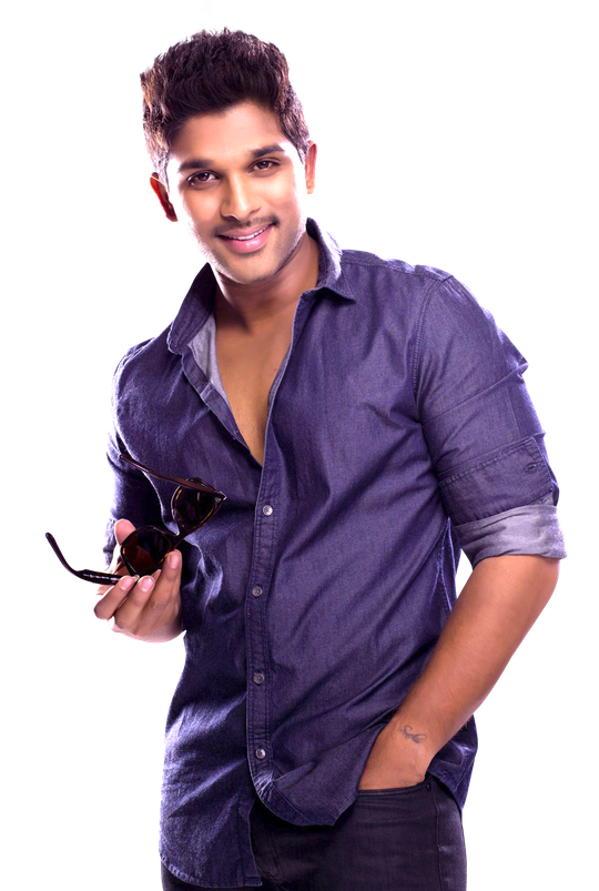 Allu Arjun Png Transparent Image (black, gray, indigo)