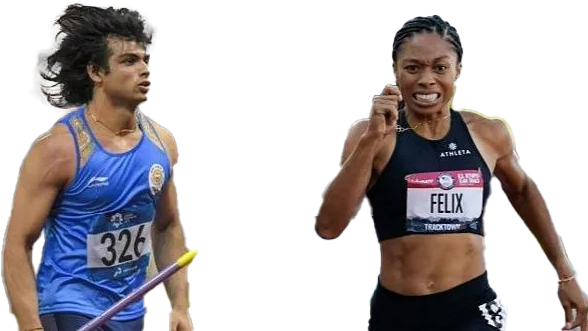 Allyson Felix Olympic Player Png Free Download (white, black, gray)