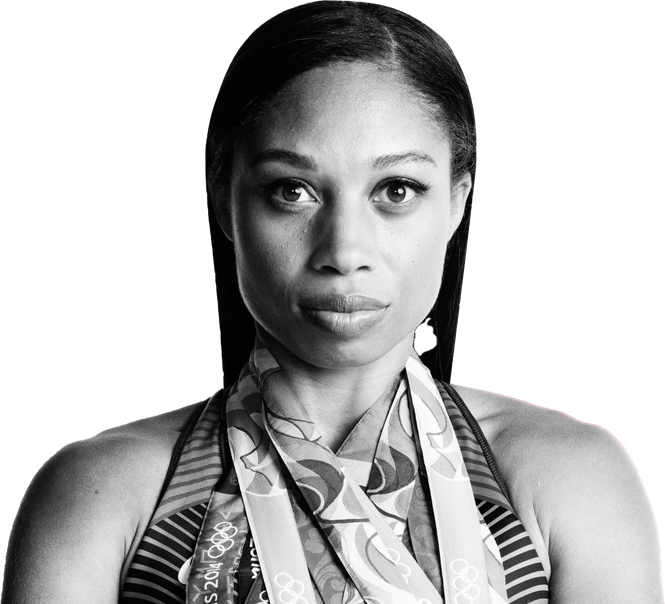 Allyson Felix Olympic Player Png Pic (lavender, black, silver)