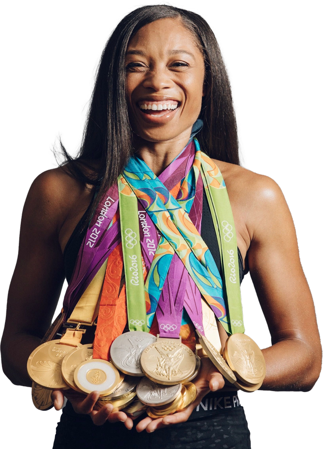 Allyson Felix Png Pic (black)