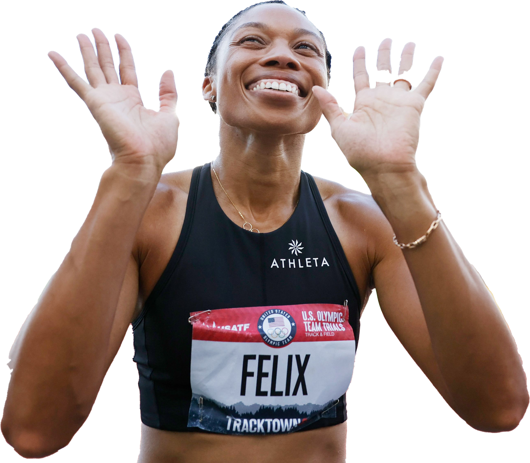 Allyson Felix Png Transparent (black)