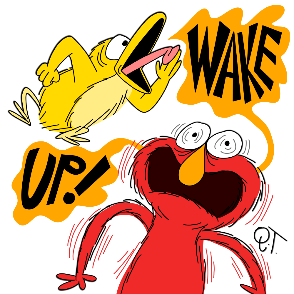 Elmo Png Transparent Image (pink, orange, gold, red, black)