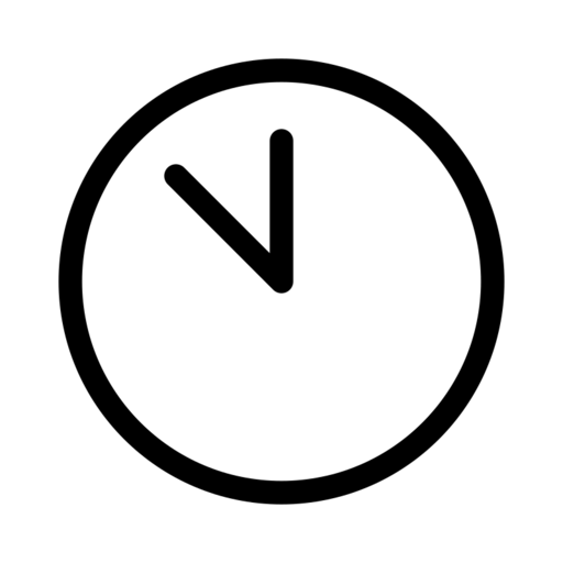 Clock 1100 Free Transparent Png Icon Download (white, lavender, black, gray)