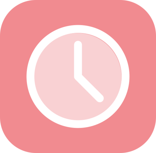 Clock Hour Watch Time Ios Icon Free Png Icon Download (salmon, white, beige, black, pink)