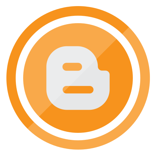 Blogger Google Logo Media Network Social Free Transparent Png Icon Download (orange, salmon, black, lavender)