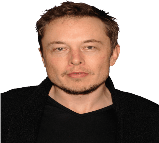 Elon Musk Download Png Image (black)