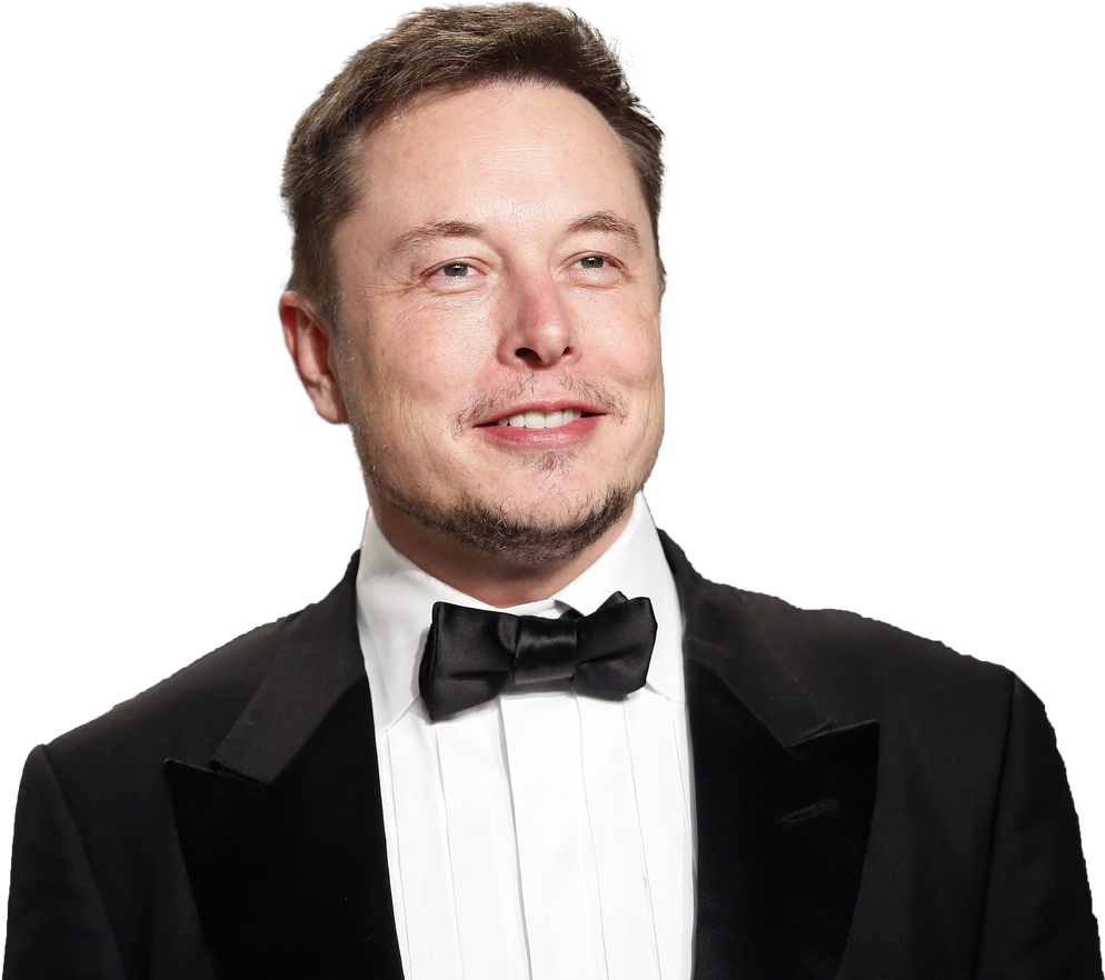 Elon Musk Png Free Download (black, white)