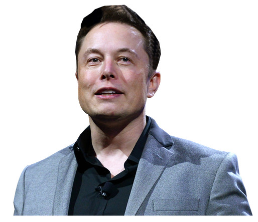 Elon Musk Png Photo (black, silver)