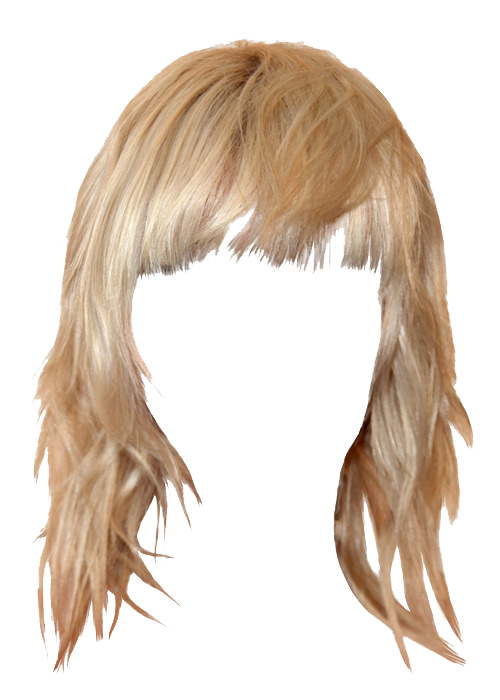 Blonde Hair Transparent Images Png (white)