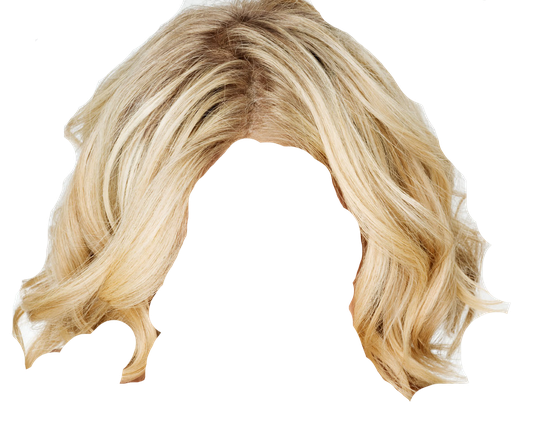 Blonde Png File (black, silver)