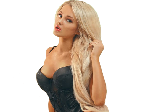 Blonde Transparent Png (white, black)