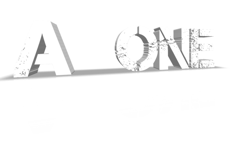 Alone Logo Png Picture (white, black, gray)