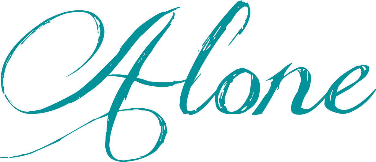 Alone Logo Png Transparent (black, teal)