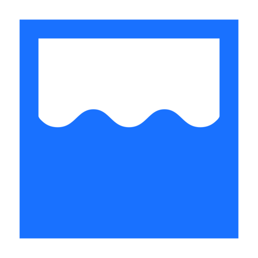 Flood Free Png Icon (blue, teal, black, greenish blue, white)