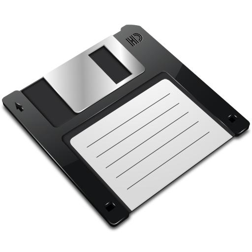 Floppy Disk Png Image (black, lavender)