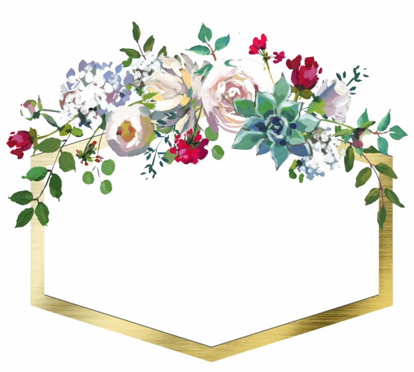 Floral Frame Png Free Image (white)