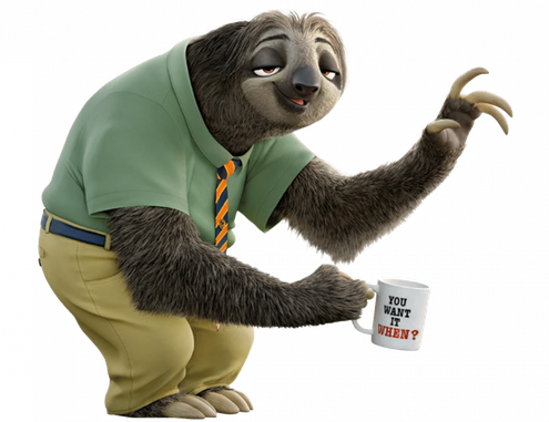 Sloth Png Isolated Hd (black, gray)