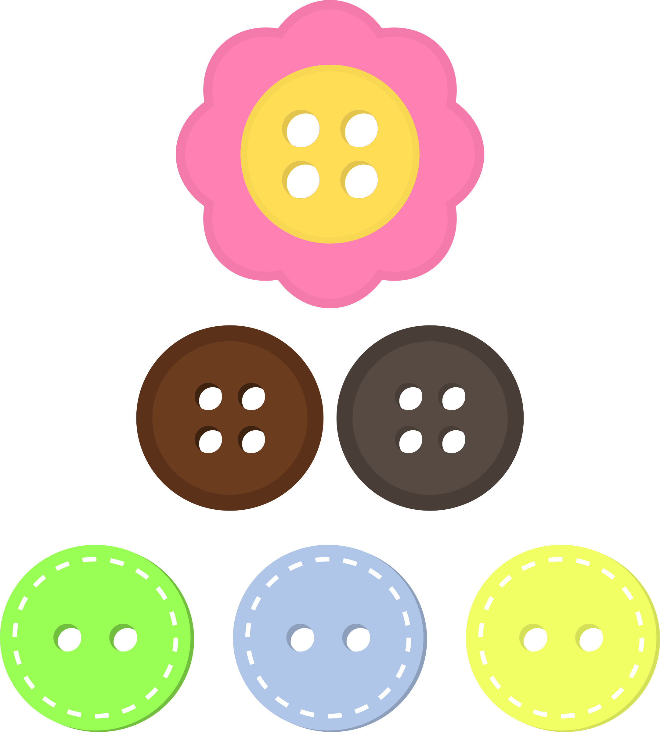 Clothes Button Png Isolated Hd (yellow, black, violet, mint, silver)