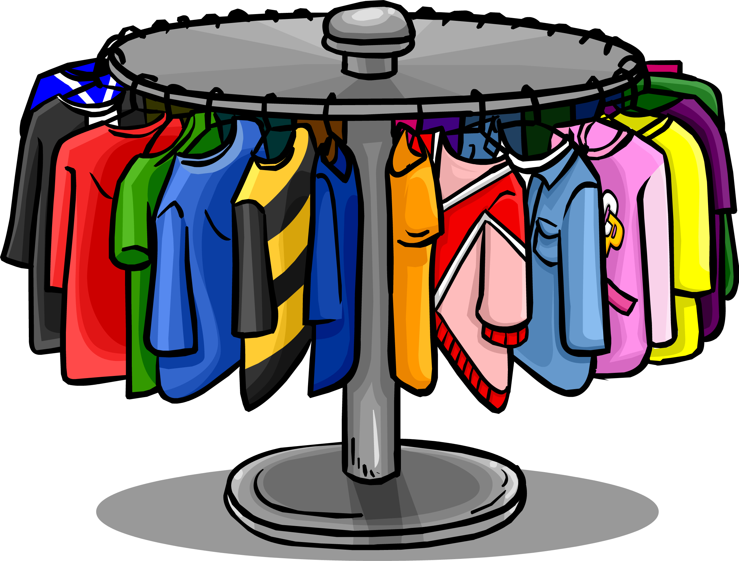 Clothing Png Pic (gray, yellow, black, silver, pink)