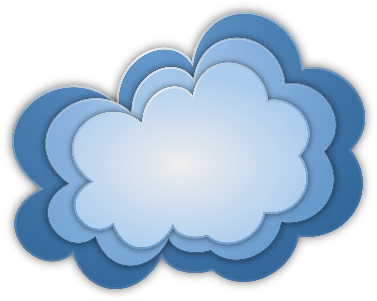 Cloud Cartoon Png File (lavender, black)