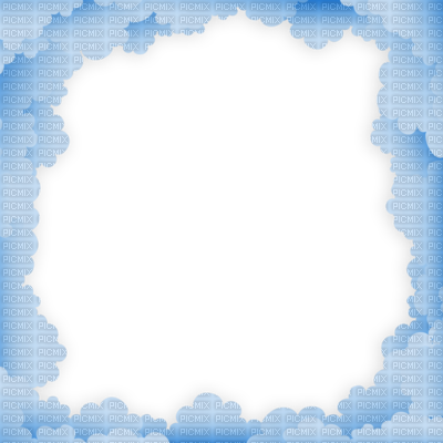 Cloud Frame Png Image (black)