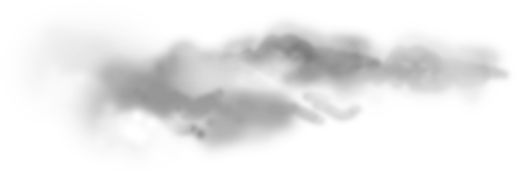 Cloud Png Isolated Image (gray, black)